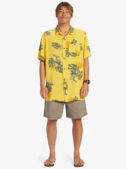 Quiksilver The Floral - Chemise Manches Courtes Pour Homme -Surf Soldes eqywt04493 quiksilverw yjc6 frt9