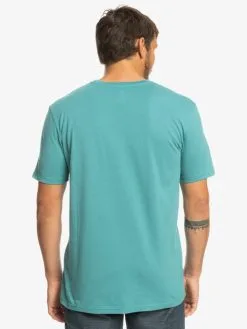 Quiksilver Comp Logo - T-shirt Pour Homme -Surf Soldes eqyzt06534 quiksilverw blz0 bck1