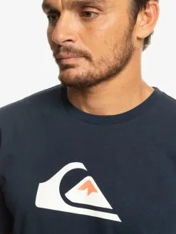 Quiksilver Comp Logo - T-shirt Pour Homme -Surf Soldes eqyzt06534 quiksilverw bsl0 frt3