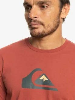 Quiksilver Comp Logo - T-shirt Pour Homme -Surf Soldes eqyzt06534 quiksilverw mpd0 frt3