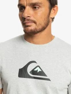 Quiksilver Comp Logo - T-shirt Pour Homme -Surf Soldes eqyzt06534 quiksilverw sgrh frt3
