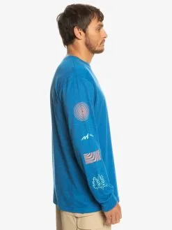 Quiksilver Fragment Of Nature - T-shirt Manches Longues Pour Homme -Surf Soldes eqyzt07203 quiksilverw brt0 frt2