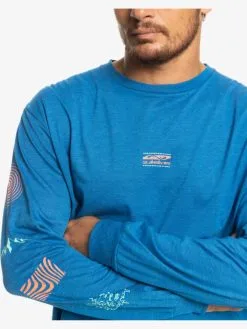 Quiksilver Fragment Of Nature - T-shirt Manches Longues Pour Homme -Surf Soldes eqyzt07203 quiksilverw brt0 frt3