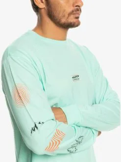 Quiksilver Fragment Of Nature - T-shirt Manches Longues Pour Homme -Surf Soldes eqyzt07203 quiksilverw gcz0 frt3