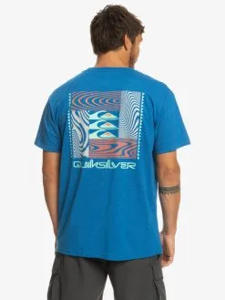 Quiksilver Warped Patterns - T-shirt Pour Homme -Surf Soldes eqyzt07205 quiksilverw brt0 bck1