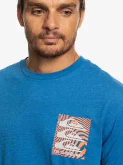 Quiksilver Warped Patterns - T-shirt Pour Homme -Surf Soldes eqyzt07205 quiksilverw brt0 frt3