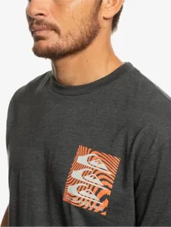 Quiksilver Warped Patterns - T-shirt Pour Homme -Surf Soldes eqyzt07205 quiksilverw kta0 frt3