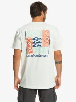 Quiksilver Warped Patterns - T-shirt Pour Homme -Surf Soldes eqyzt07205 quiksilverw wbk0 bck1