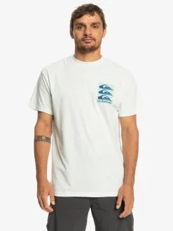 Quiksilver Warped Patterns - T-shirt Pour Homme -Surf Soldes eqyzt07205 quiksilverw wbk0 frt1