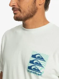 Quiksilver Warped Patterns - T-shirt Pour Homme -Surf Soldes eqyzt07205 quiksilverw wbk0 frt3