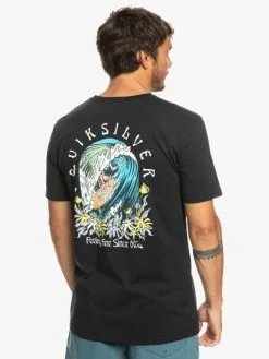 Quiksilver The Original Barrel - T-shirt Pour Homme -Surf Soldes eqyzt07226 quiksilverw kvj0 bck1
