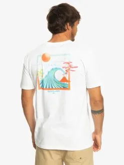 Quiksilver Ocean Bed - T-shirt Pour Homme -Surf Soldes eqyzt07230 quiksilverw wbb0 bck1