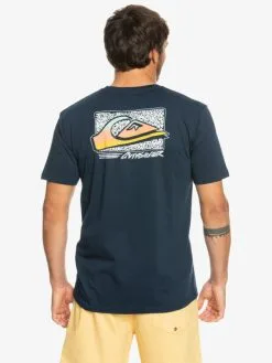 Quiksilver Retro Fade - T-shirt Pour Homme -Surf Soldes eqyzt07231 quiksilverw byj0 bck1