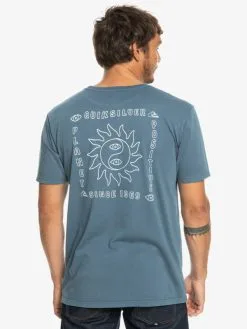 Quiksilver Planet Positive - T-shirt Pour Homme -Surf Soldes eqyzt07262 quiksilverw byg0 bck1