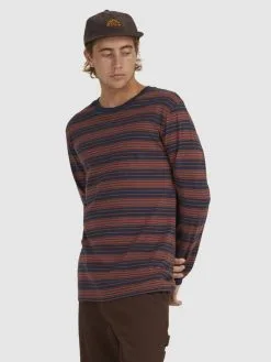 Quiksilver Haven Stripe - T-shirt Manches Longues Pour Homme -Surf Soldes uqykt03274 quiksilverw bsl3 sd1